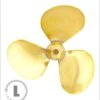 Raboesch 35mm M3 Threaded 3 Blade L/H Brass D-Type Propeller