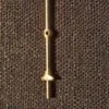 2 Hole Brass Rail Stanchion Ball Type 20mm (10)