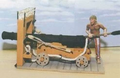 Deck And Gun Tackle For 12 & 6 Pound Guns 1805