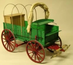Model Trailways Cowboy Chuck Wagon C1860 1:12 Scale